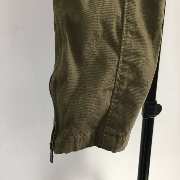 LUCKY BRAND Green Zip Ankle Drawstring Waist Jogger Pant - Picture 6 of 14